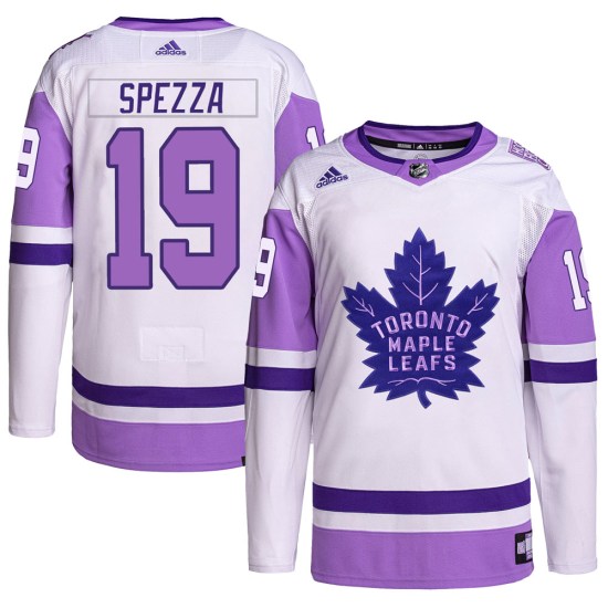 Jason Spezza Toronto Maple Leafs Authentic Hockey Fights Cancer Primegreen Adidas Jersey - White/Purple