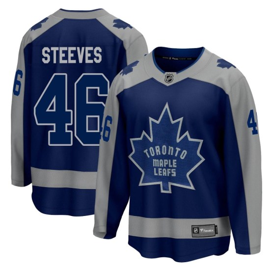 Alex Steeves Toronto Maple Leafs Youth Breakaway 2020/21 Special Edition Fanatics Branded Jersey - Royal