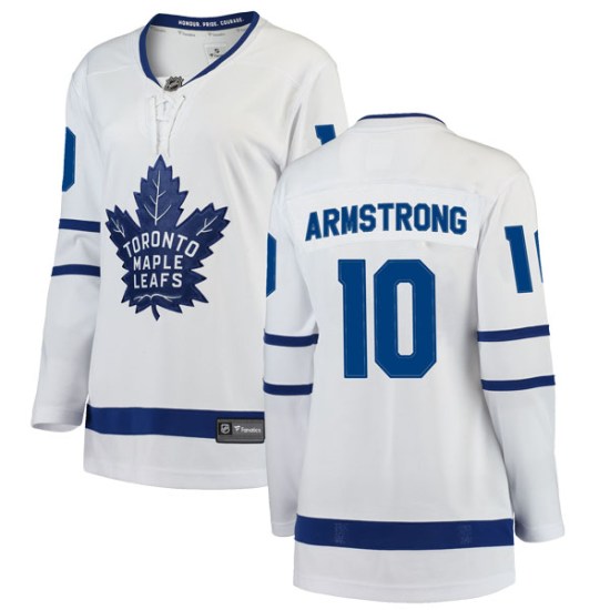 George Armstrong Toronto Maple Leafs Women's Breakaway Away Fanatics Branded Jersey - White