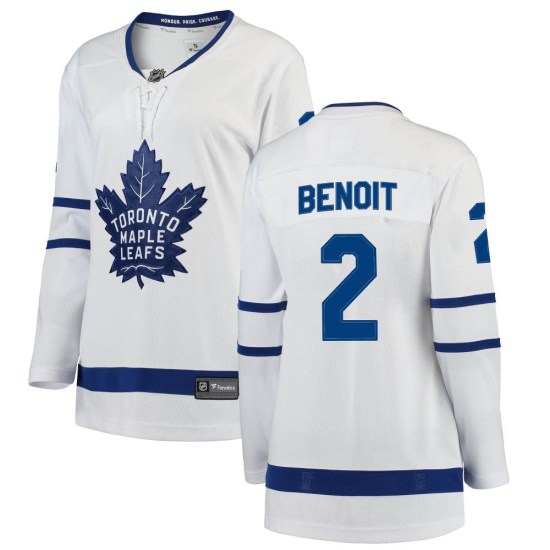 Simon Benoit Toronto Maple Leafs Women's Breakaway Away Fanatics Branded Jersey - White