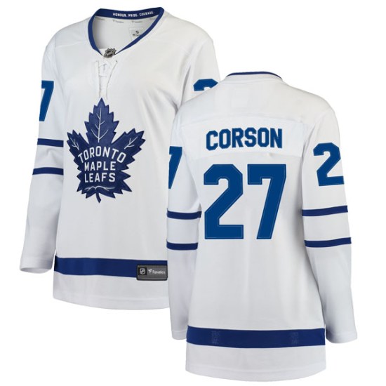 Shayne Corson Toronto Maple Leafs Women's Breakaway Away Fanatics Branded Jersey - White