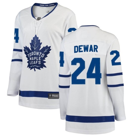 Connor Dewar Toronto Maple Leafs Women's Breakaway Away Fanatics Branded Jersey - White