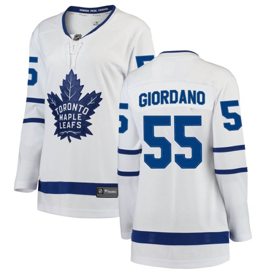 Mark Giordano Toronto Maple Leafs Women's Breakaway Away Fanatics Branded Jersey - White