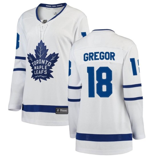 Noah Gregor Toronto Maple Leafs Women's Breakaway Away Fanatics Branded Jersey - White