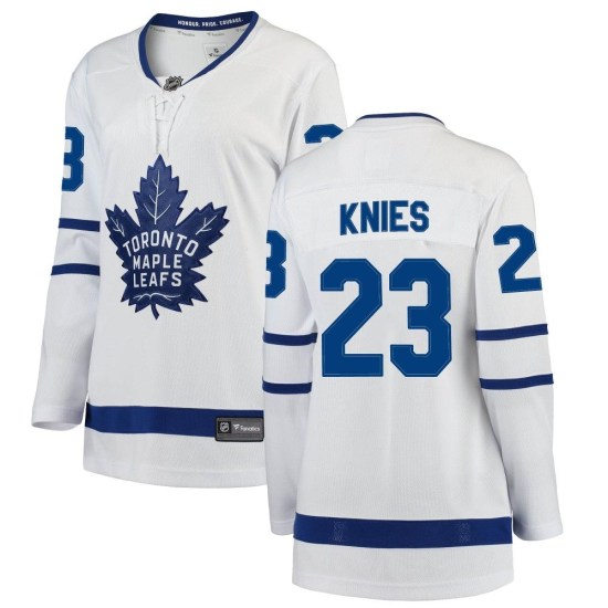 Matthew Knies Toronto Maple Leafs Women's Breakaway Away Fanatics Branded Jersey - White