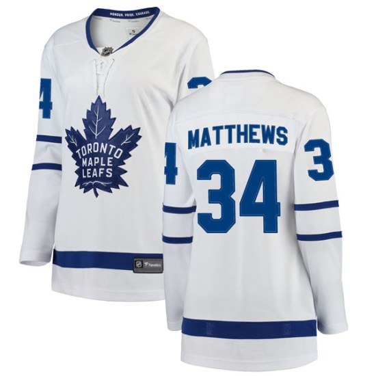 Auston Matthews Toronto Maple Leafs Women's Breakaway Away Fanatics Branded Jersey - White