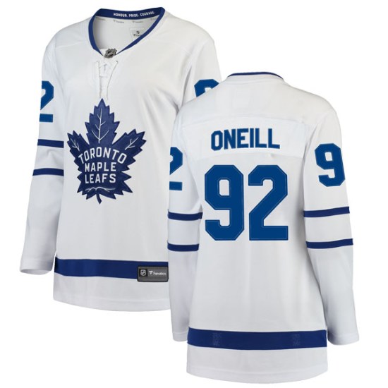 Jeff O'neill Toronto Maple Leafs Women's Breakaway Away Fanatics Branded Jersey - White