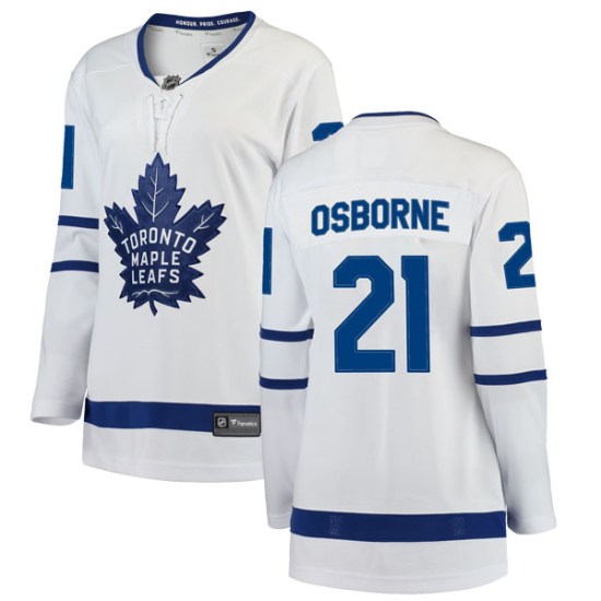 Mark Osborne Toronto Maple Leafs Women's Breakaway Away Fanatics Branded Jersey - White