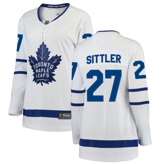 Darryl Sittler Toronto Maple Leafs Women's Breakaway Away Fanatics Branded Jersey - White