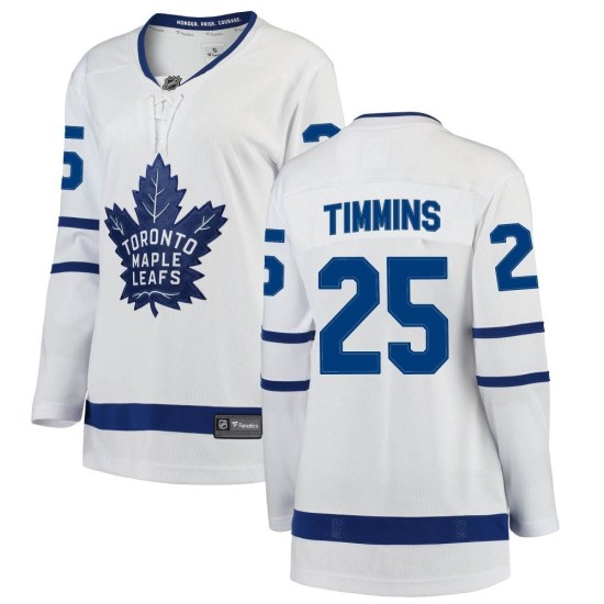 Conor Timmins Toronto Maple Leafs Women's Breakaway Away Fanatics Branded Jersey - White
