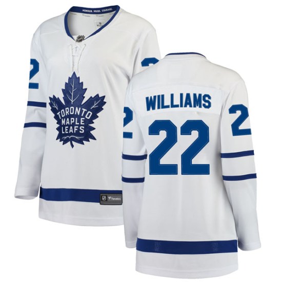 Tiger Williams Toronto Maple Leafs Women's Breakaway Away Fanatics Branded Jersey - White