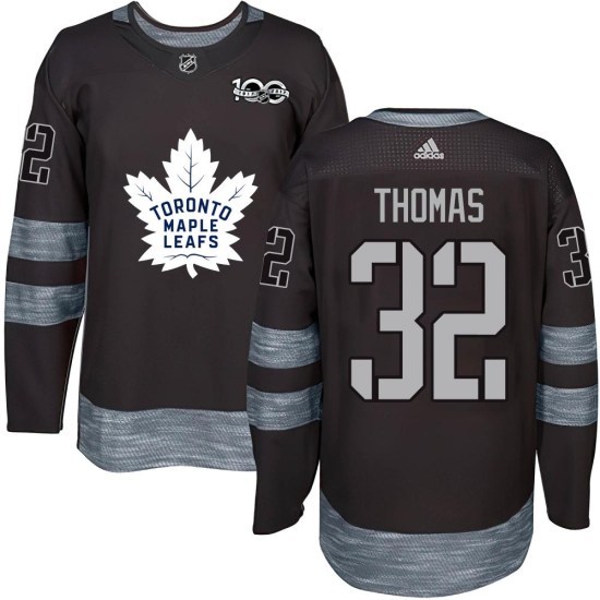 Steve Thomas Toronto Maple Leafs Authentic 1917-2017 100th Anniversary Jersey - Black