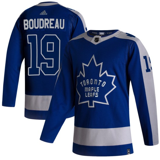 Bruce Boudreau Toronto Maple Leafs Youth Authentic 2020/21 Reverse Retro Adidas Jersey - Blue