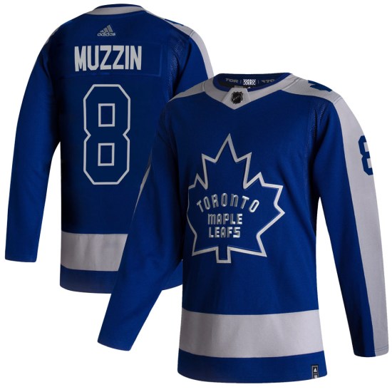 Jake Muzzin Toronto Maple Leafs Youth Authentic 2020/21 Reverse Retro Adidas Jersey - Blue