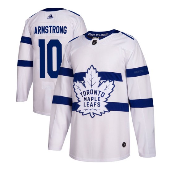 George Armstrong Toronto Maple Leafs Authentic 2018 Stadium Series Adidas Jersey - White