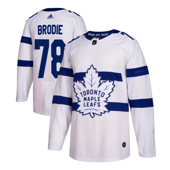 TJ Brodie Toronto Maple Leafs Authentic 2018 Stadium Series Adidas Jersey - White
