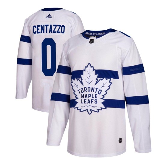 Orrin Centazzo Toronto Maple Leafs Authentic 2018 Stadium Series Adidas Jersey - White