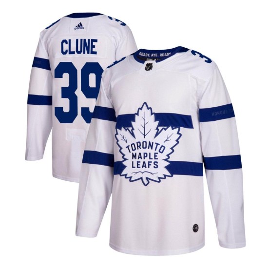 Rich Clune Toronto Maple Leafs Authentic 2018 Stadium Series Adidas Jersey - White