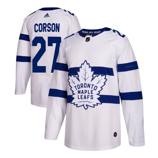 Shayne Corson Toronto Maple Leafs Authentic 2018 Stadium Series Adidas Jersey - White