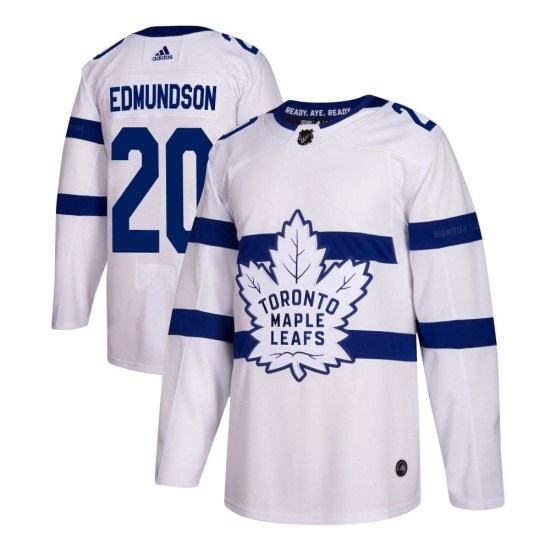 Joel Edmundson Toronto Maple Leafs Authentic 2018 Stadium Series Adidas Jersey - White