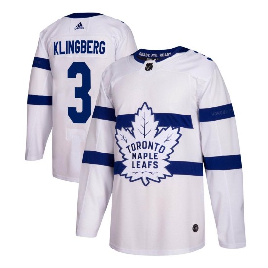 John Klingberg Toronto Maple Leafs Authentic 2018 Stadium Series Adidas Jersey - White