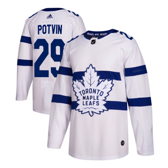 Felix Potvin Toronto Maple Leafs Authentic 2018 Stadium Series Adidas Jersey - White