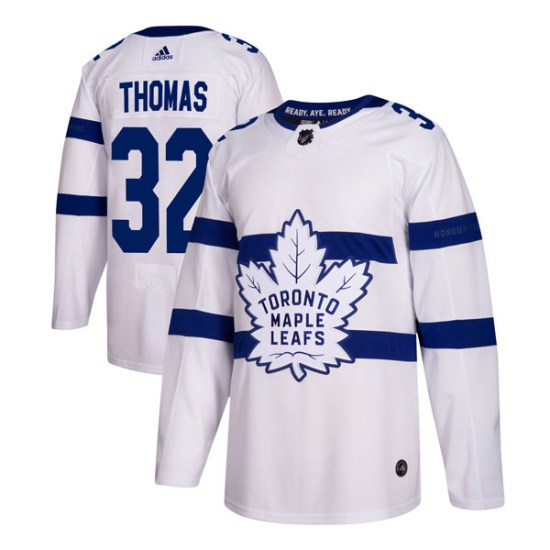 Steve Thomas Toronto Maple Leafs Authentic 2018 Stadium Series Adidas Jersey - White