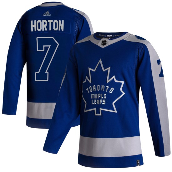 Tim Horton Toronto Maple Leafs Authentic 2020/21 Reverse Retro Adidas Jersey - Blue
