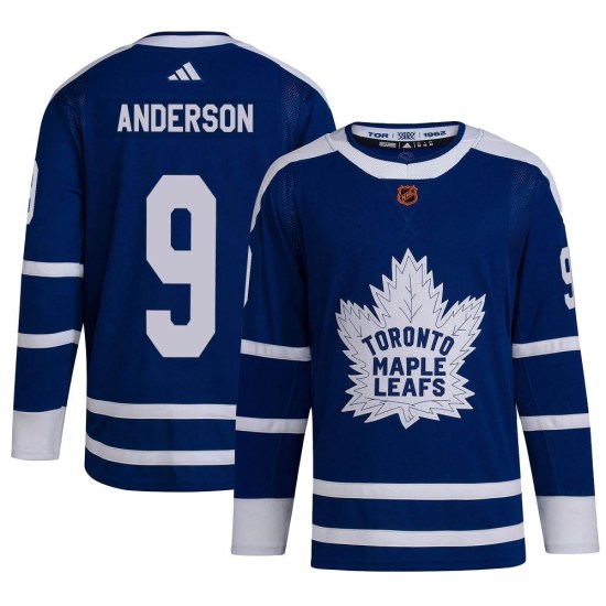 Glenn Anderson Toronto Maple Leafs Authentic Reverse Retro 2.0 Adidas Jersey - Royal