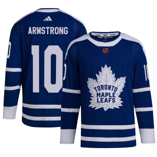 George Armstrong Toronto Maple Leafs Authentic Reverse Retro 2.0 Adidas Jersey - Royal