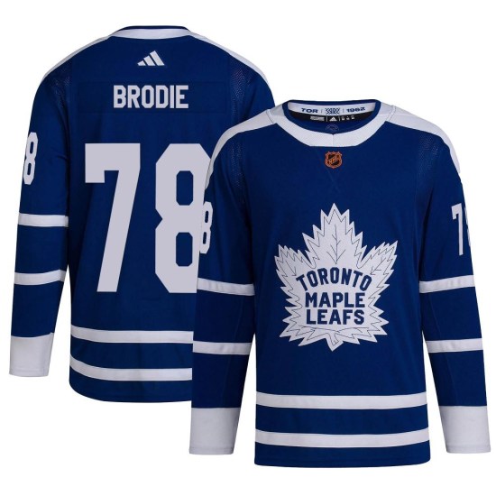 TJ Brodie Toronto Maple Leafs Authentic Reverse Retro 2.0 Adidas Jersey - Royal