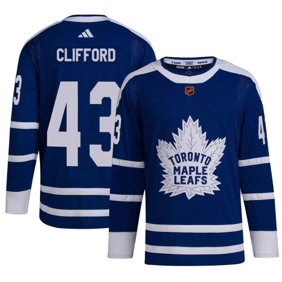 Kyle Clifford Toronto Maple Leafs Authentic Reverse Retro 2.0 Adidas Jersey - Royal