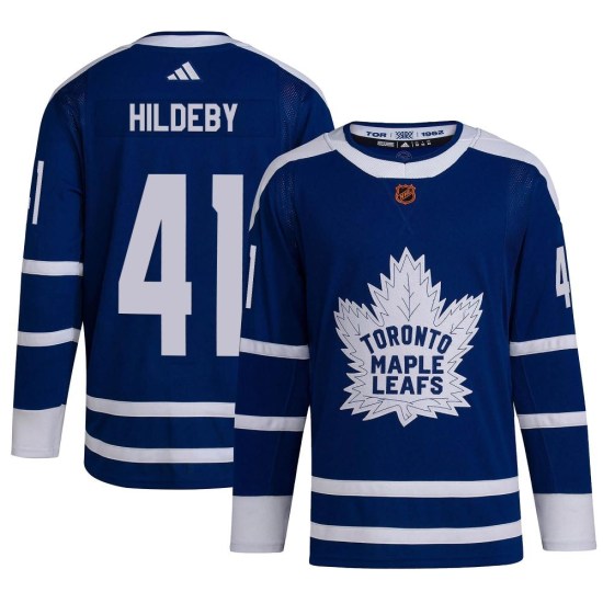 Dennis Hildeby Toronto Maple Leafs Authentic Reverse Retro 2.0 Adidas Jersey - Royal
