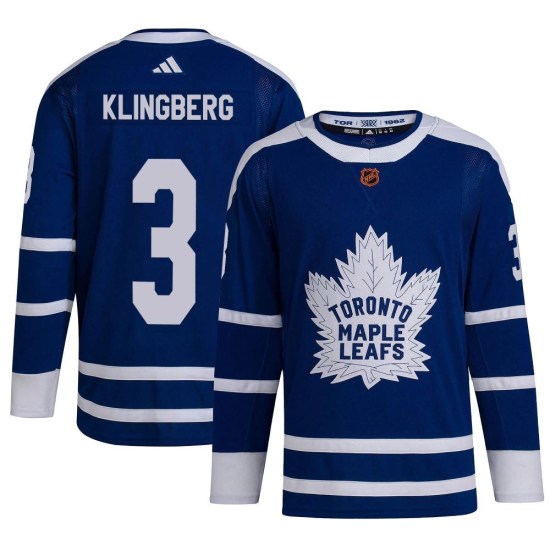John Klingberg Toronto Maple Leafs Authentic Reverse Retro 2.0 Adidas Jersey - Royal