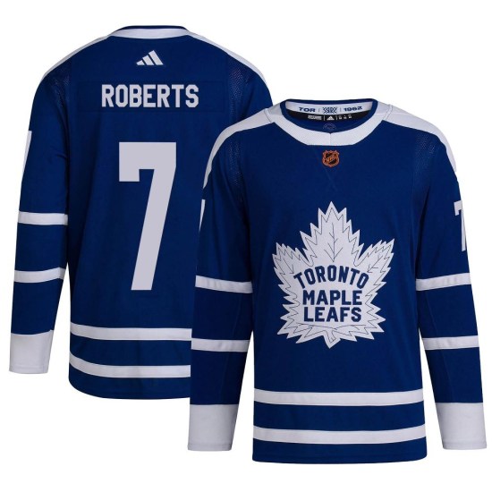 Gary Roberts Toronto Maple Leafs Authentic Reverse Retro 2.0 Adidas Jersey - Royal