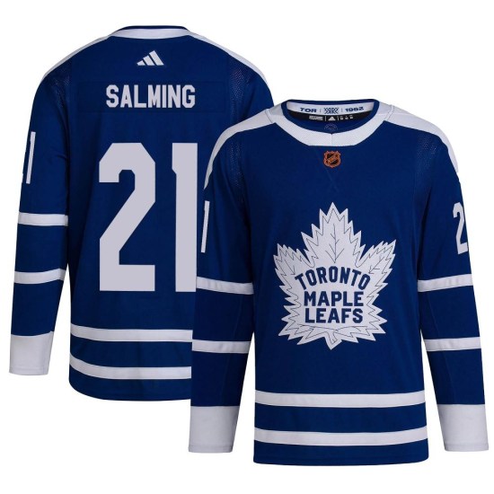 Borje Salming Toronto Maple Leafs Authentic Reverse Retro 2.0 Adidas Jersey - Royal
