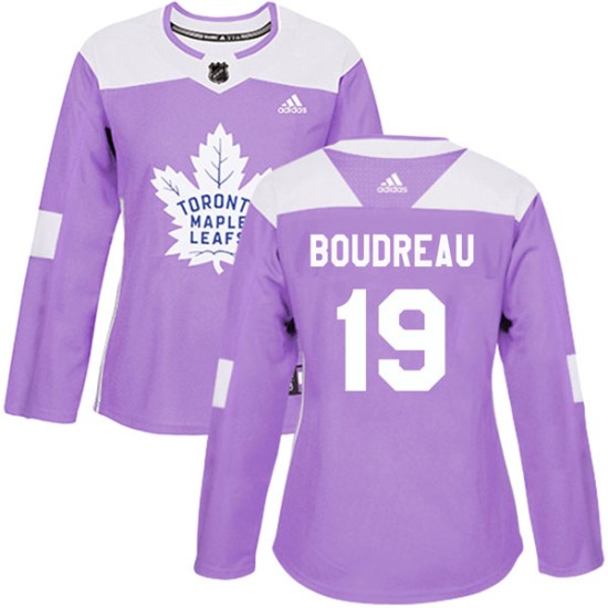 Bruce Boudreau Toronto Maple Leafs Women's Authentic Fights Cancer Practice Adidas Jersey - Purple