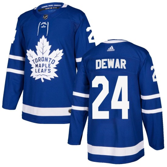 Connor Dewar Toronto Maple Leafs Authentic Home Adidas Jersey - Blue