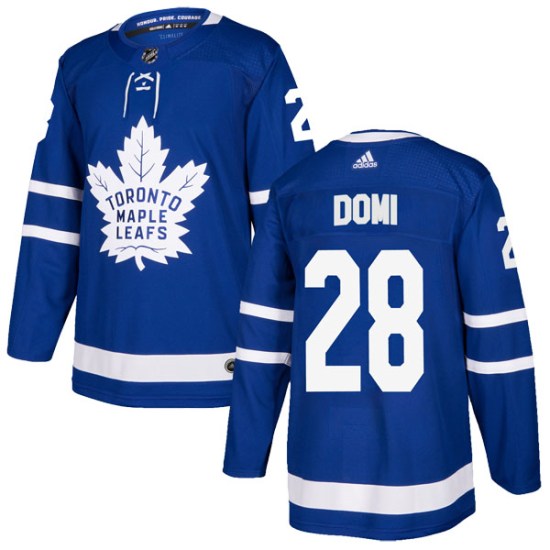 Tie Domi Toronto Maple Leafs Authentic Home Adidas Jersey - Blue