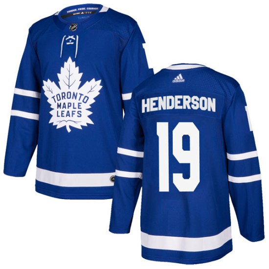 Paul Henderson Toronto Maple Leafs Authentic Home Adidas Jersey - Blue