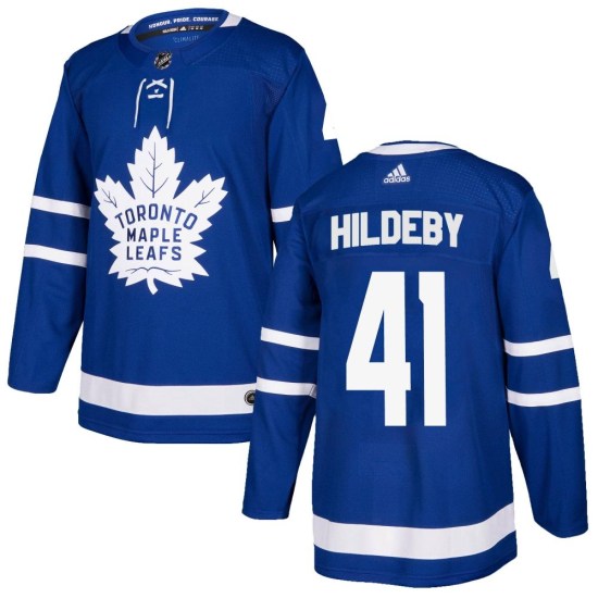 Dennis Hildeby Toronto Maple Leafs Authentic Home Adidas Jersey - Blue