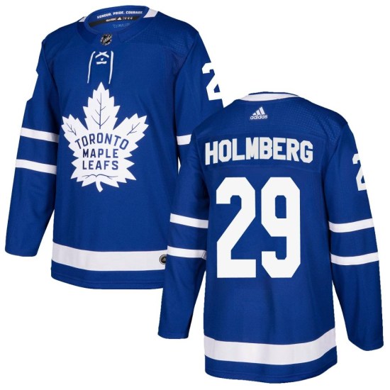 Pontus Holmberg Toronto Maple Leafs Authentic Home Adidas Jersey - Blue