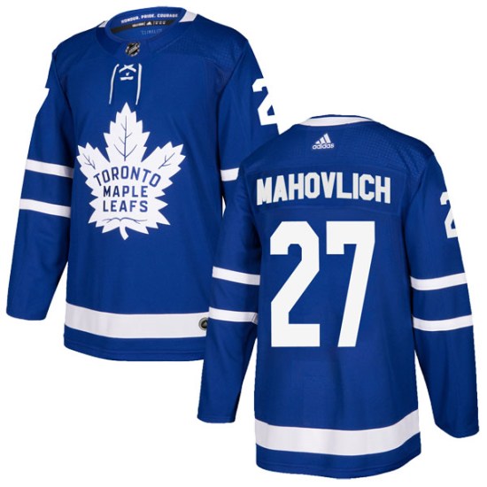 Frank Mahovlich Toronto Maple Leafs Authentic Home Adidas Jersey - Blue