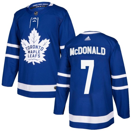 Lanny McDonald Toronto Maple Leafs Authentic Home Adidas Jersey - Blue