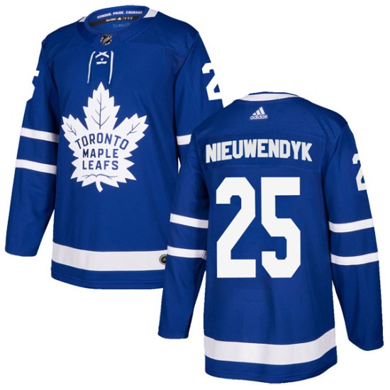 Joe Nieuwendyk Toronto Maple Leafs Authentic Home Adidas Jersey - Blue