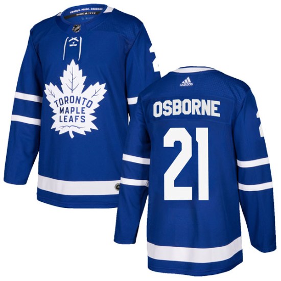 Mark Osborne Toronto Maple Leafs Authentic Home Adidas Jersey - Blue