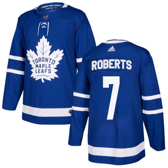 Gary Roberts Toronto Maple Leafs Authentic Home Adidas Jersey - Blue
