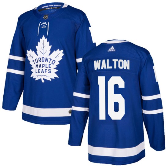 Mike Walton Toronto Maple Leafs Authentic Home Adidas Jersey - Blue