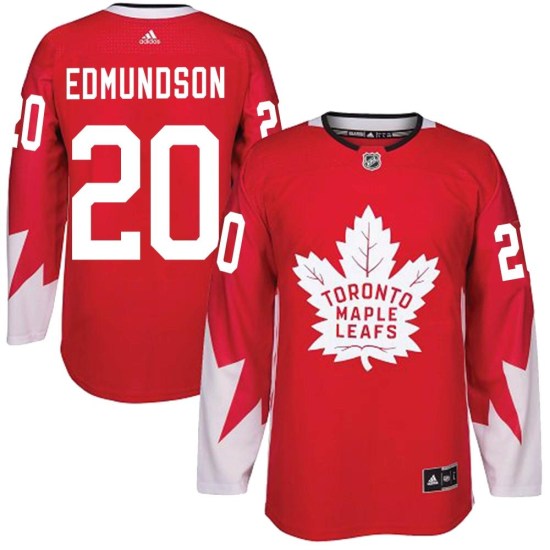 Joel Edmundson Toronto Maple Leafs Youth Authentic Alternate Adidas Jersey - Red