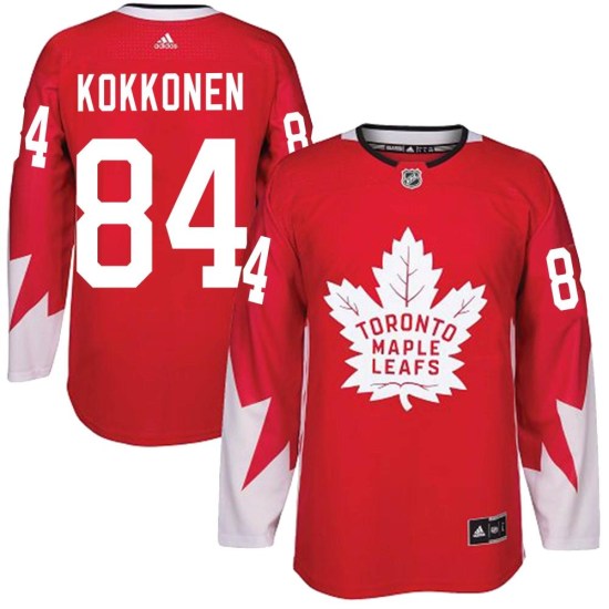 Mikko Kokkonen Toronto Maple Leafs Youth Authentic Alternate Adidas Jersey - Red